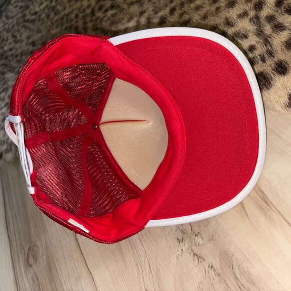 Vintage Red and White Nova Scotia Trucker Hat - Picture 5 of 6